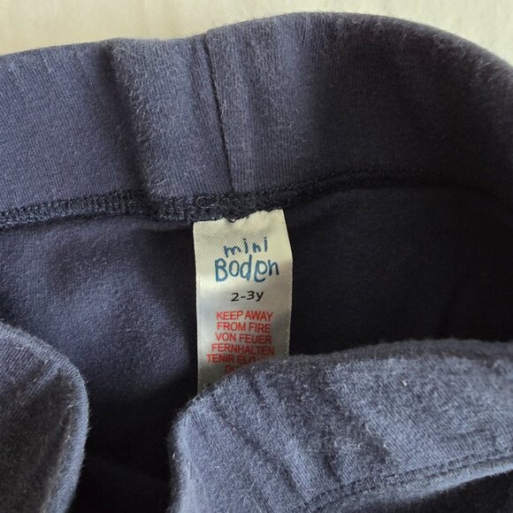 18-24M Mini Boden Leggings Set, Rainbow Applique, Blue white stripes - Picture 6 of 10